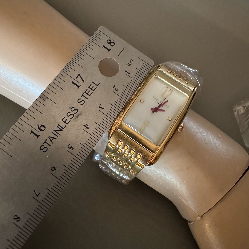 Ted Baker Yellow Gold MOP Tank Watch - Picture 2 of 9